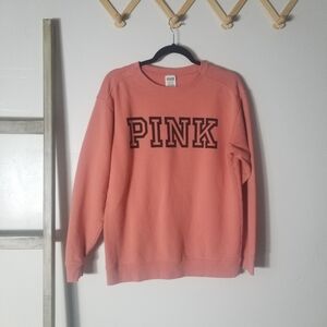 PINK VICTORIA'S SECRET WOMEN'S SHADE OF PINK SWEATSHIRT SIZE SMALL
